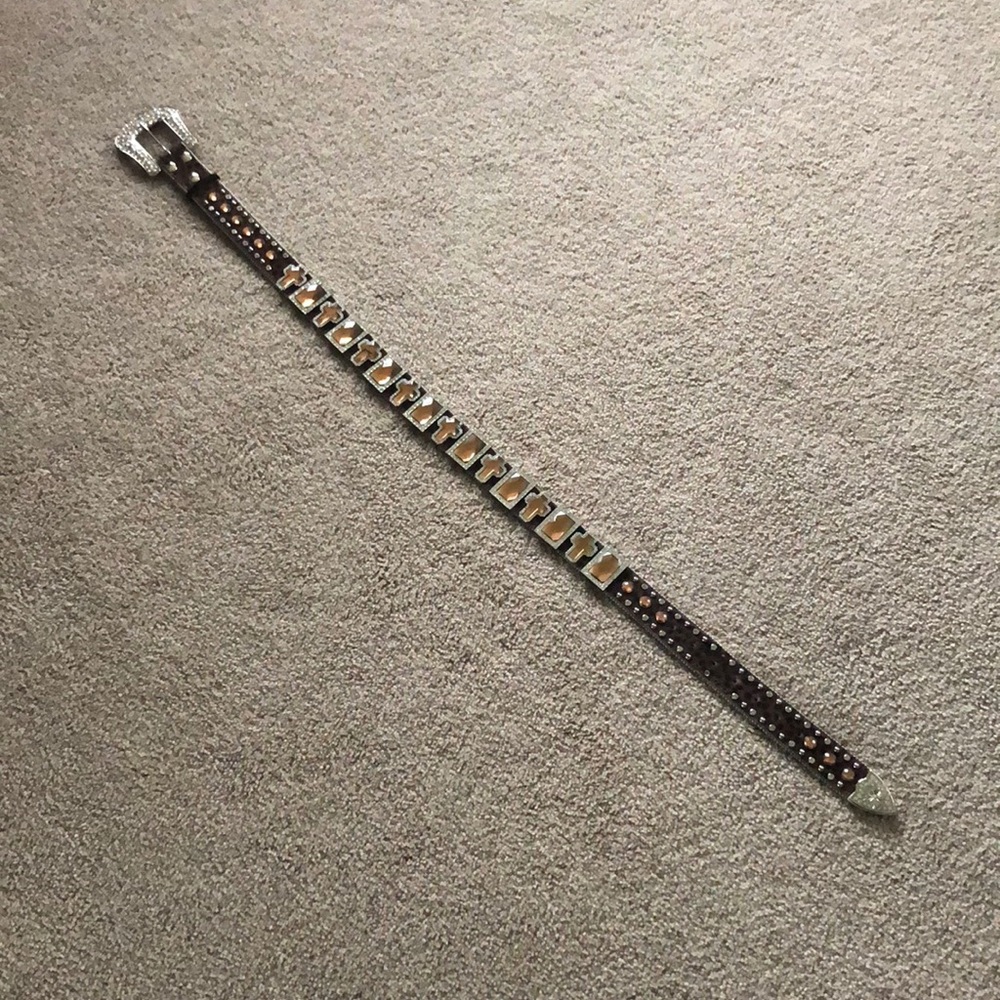 Leopard Rhinestone Belt